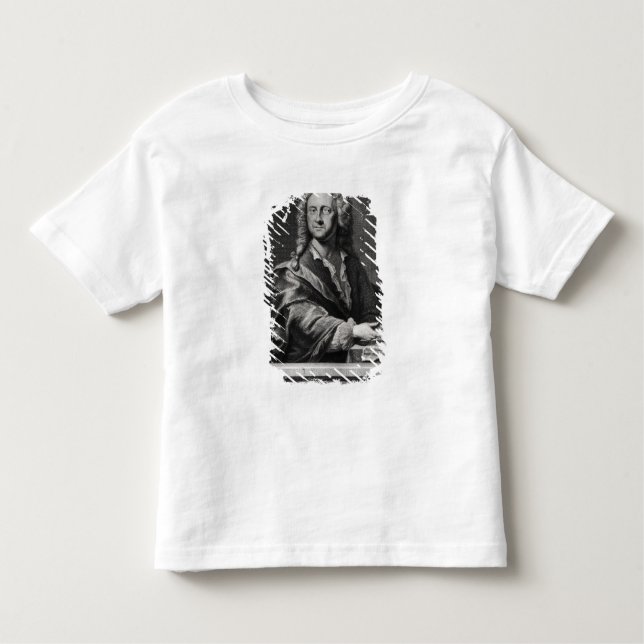 T-shirts Retrato de Georg Philipp Telemann (Frente)