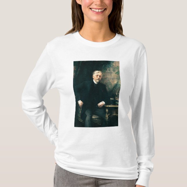 T-shirts Retrato de Gustave Eiffel 1905 (Frente)