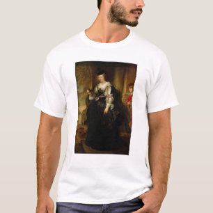 T-shirts Retrato de Helene Fourment com um treinador,