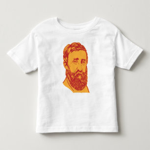 T-shirts Retrato de Henry David Thoreau