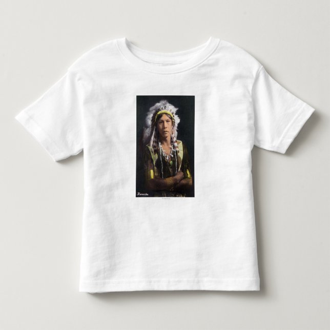 T-shirts Retrato de Hiawatha (Frente)