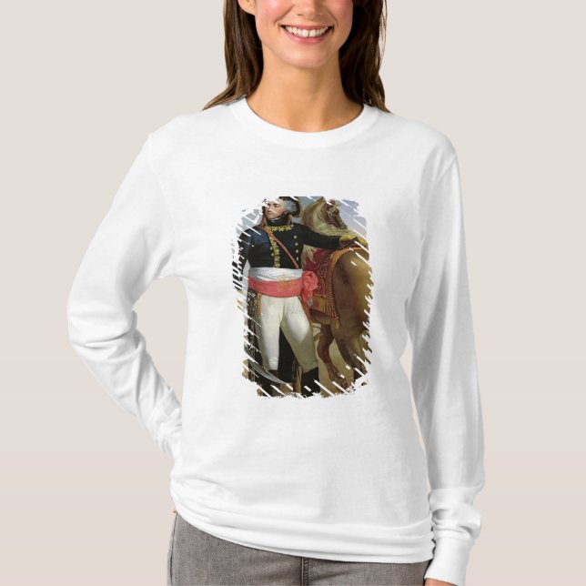 T-shirts Retrato de Jean Baptiste Kleber (Frente)