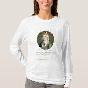 T-shirts Retrato de Jeanne de Navarra (1271-1304), 1788 (c