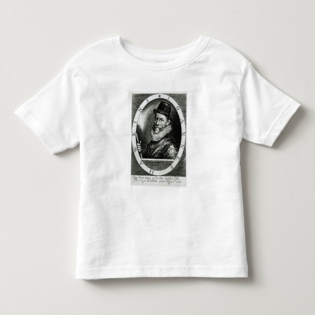 T-shirts Retrato de John Hawkins (Frente)