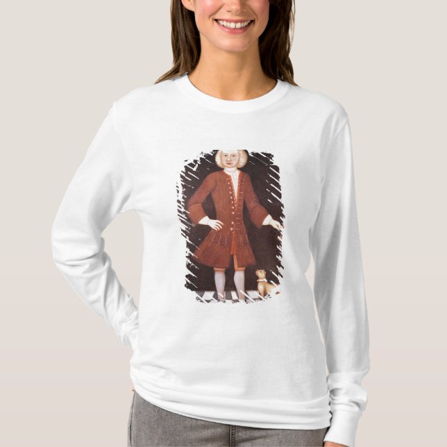 T-shirts Retrato de Jonathan Bentham, c.1725 (Frente)