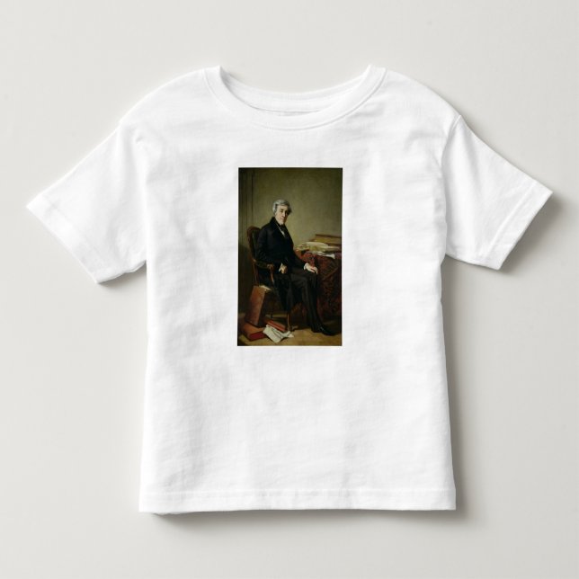 T-shirts Retrato de Jules Michelet (Frente)