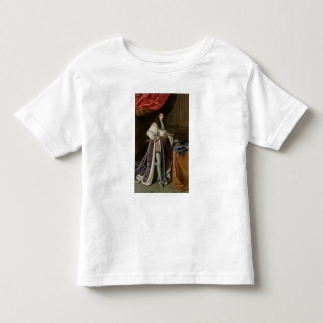 T-shirts Retrato de Louis XIV (Frente)