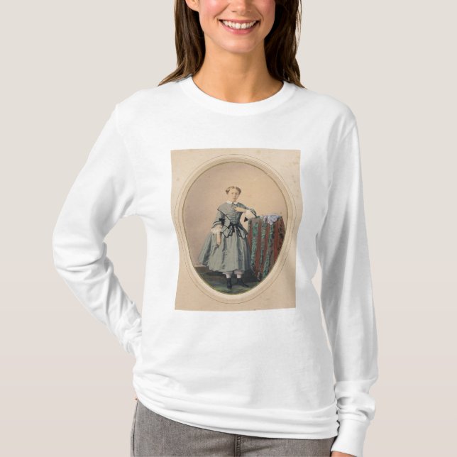 T-shirts Retrato de Madeleine de Malaret (Frente)