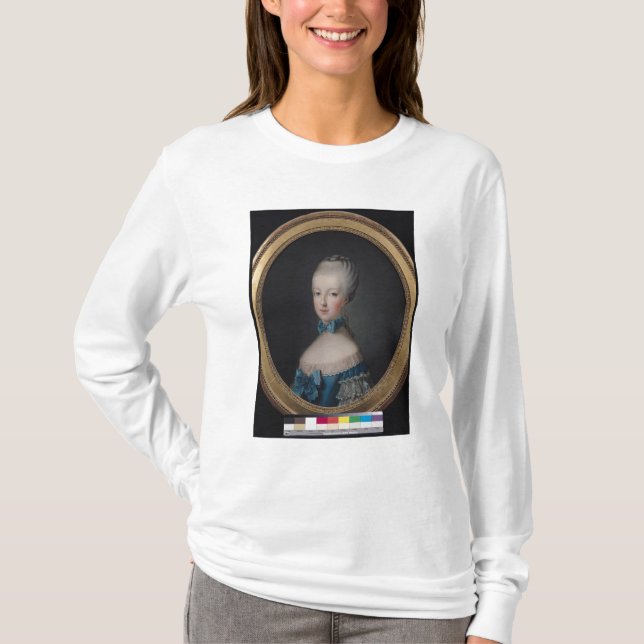 T-shirts Retrato de Marie-Antoinette de (Frente)