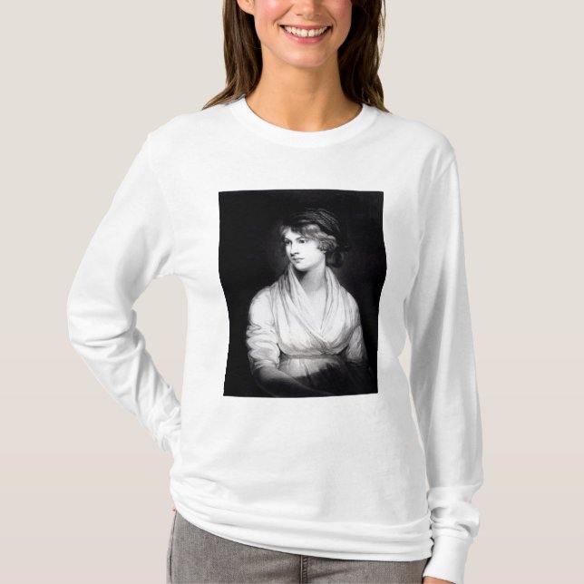 T-shirts Retrato de Mary Wollstonecraft Godwin (Frente)