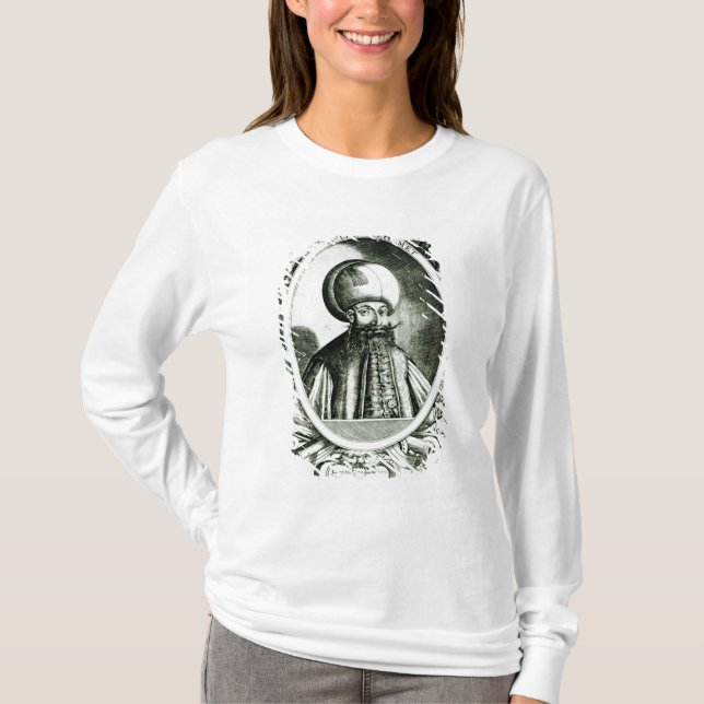 T-shirts Retrato de Mehmet III (Frente)