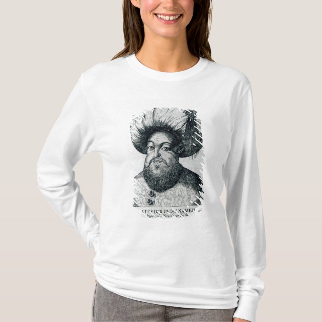 T-shirts Retrato de Murad III (Frente)