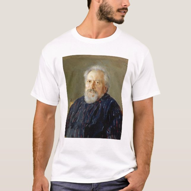 T-shirts Retrato de Nikolay Leskov (Frente)
