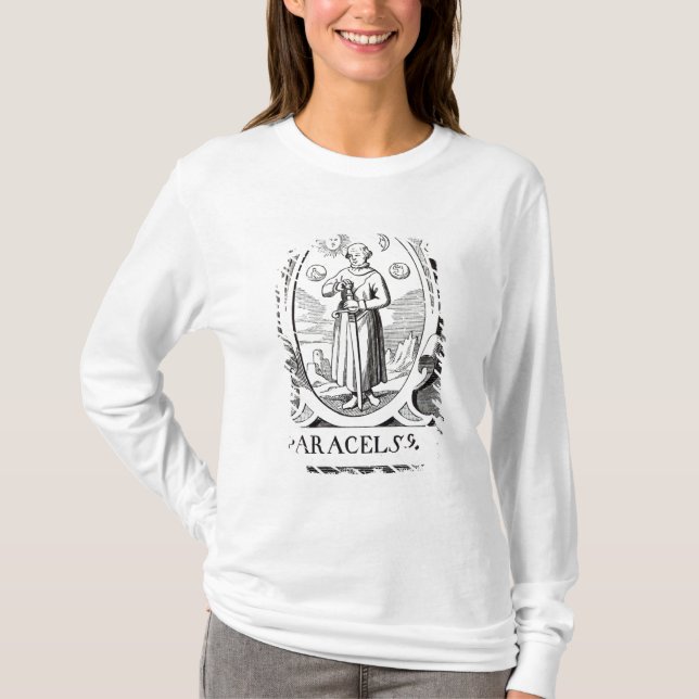 T-shirts Retrato de Paracelsus (Frente)