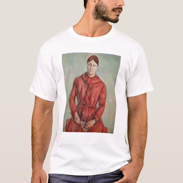 T-shirts Retrato de Paul Cezanne | da senhora Cezanne (Frente)