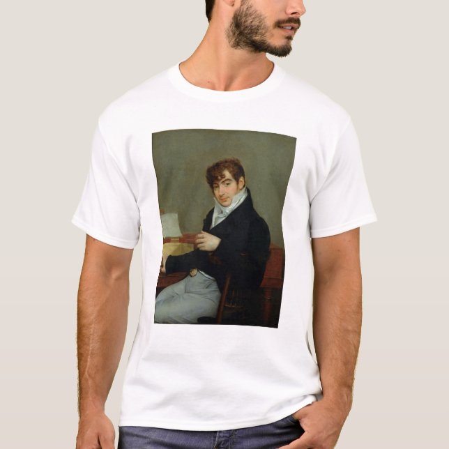 T-shirts Retrato de Pierre Zimmermann 1808 (Frente)