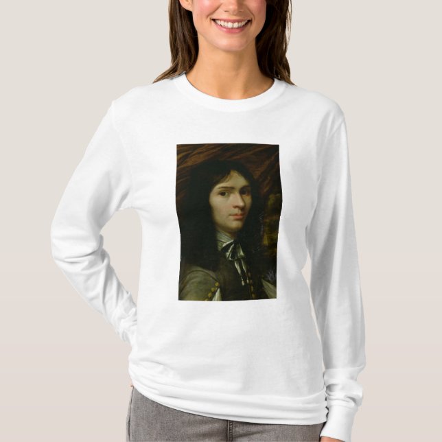 T-shirts Retrato de Rene Descartes (Frente)