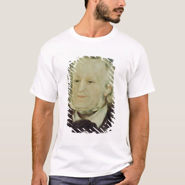 T-shirts Retrato de Richard Wagner, 1893 (Frente)
