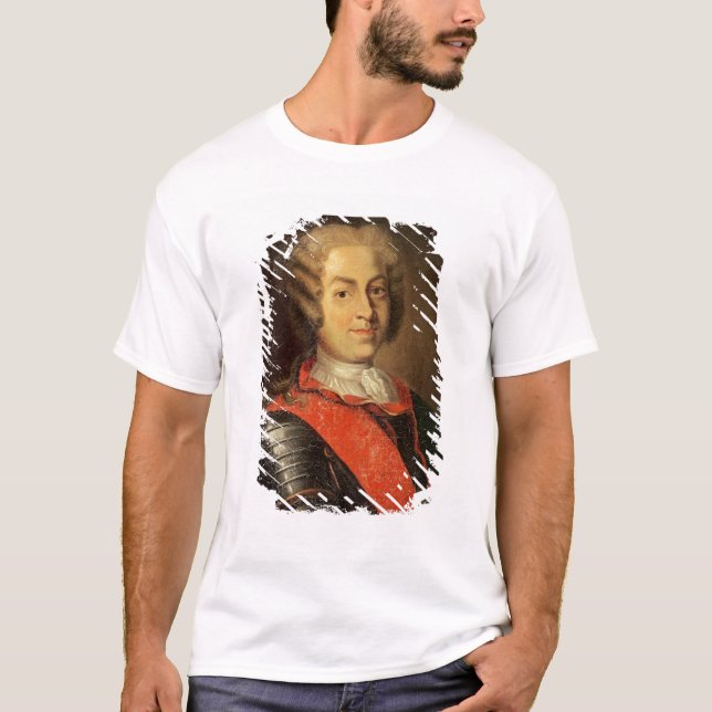 T-shirts Retrato de Roland Michel Barrin (Frente)