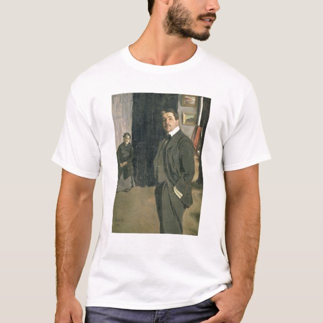 T-shirts Retrato de Sergei Pavlovich Diaghilev (Frente)