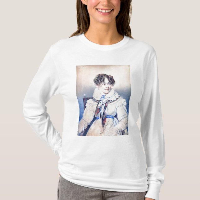 T-shirts Retrato de Sophie Rostopchine (Frente)