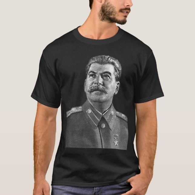 T-shirts retrato de Stalin (Frente)