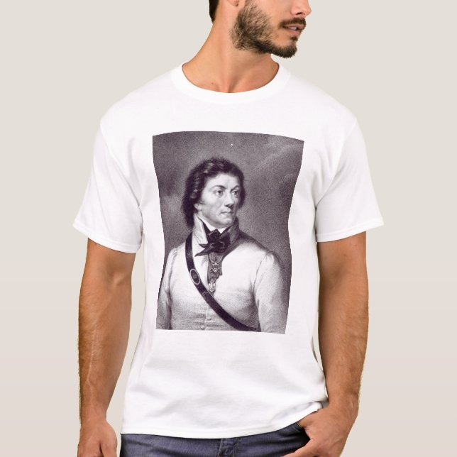 T-shirts Retrato de Tadeusz Kosciuszko (Frente)