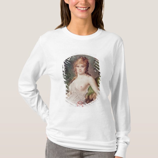 T-shirts Retrato de Theresa de Cabarrus (Frente)