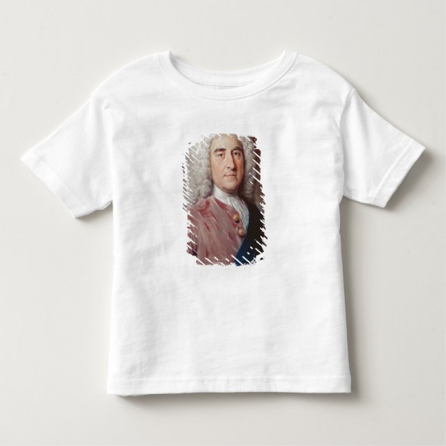 T-shirts Retrato de Thomas Pelham Holles (Frente)