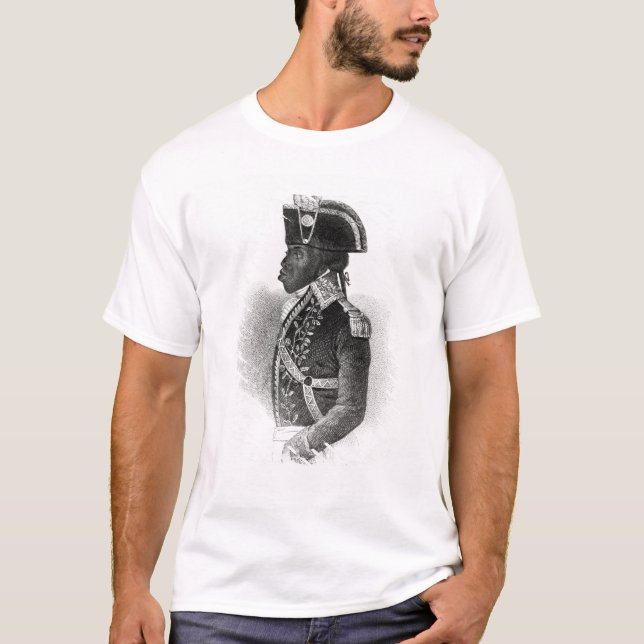T-shirts Retrato de Toussaint L'Ouverture (Frente)