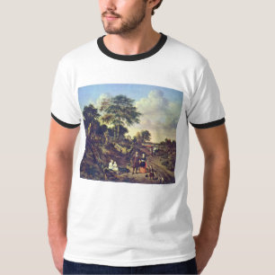 T-shirts Retrato de um casal com duas crianças