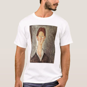 T-shirts Retrato de um estudante, c.1918-19