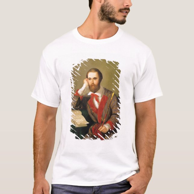 T-shirts Retrato de um homem (Frente)