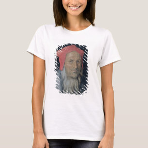 T-shirts Retrato de um homem farpado em Red Hat, 1520 (óle