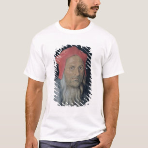 T-shirts Retrato de um homem farpado em Red Hat, 1520 (óle