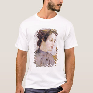 T-shirts Retrato de uma jovem mulher, 1886 de Paul Gauguin