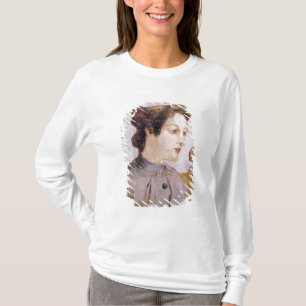 T-shirts Retrato de uma jovem mulher, 1886 de Paul Gauguin