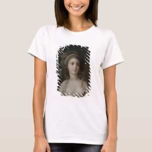 T-shirts Retrato de uma jovem senhora (pastel no papel)
