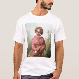 T-shirts Retrato de uma rapariga com um rosa