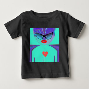 T-shirts Retrato de uma Senhora Elegante: Uma Obra de Arte