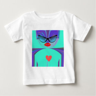 T-shirts Retrato de uma Senhora Elegante: Uma Obra de Arte
