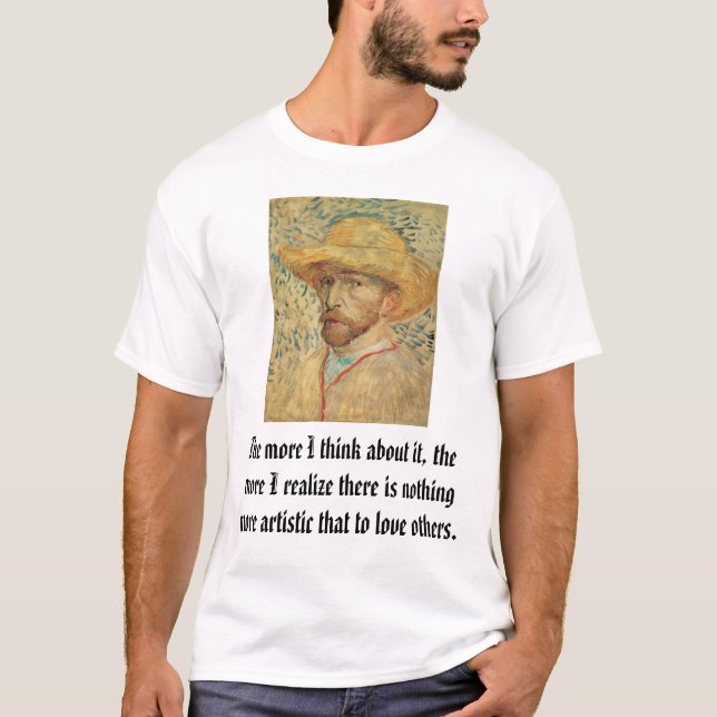T-shirts Retrato de Van Gogh (Frente)