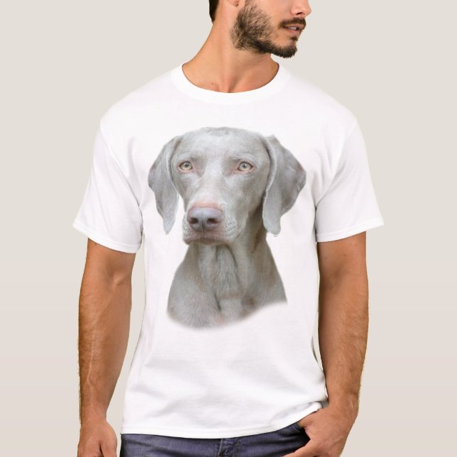 T-shirts Retrato de Weimaraner (Frente)