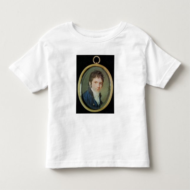T-shirts Retrato diminuto de Ludwig van Beethoven, 1802 (Frente)
