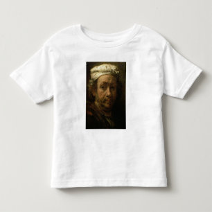 T-shirts Retrato do artista em sua armação, detalhe de