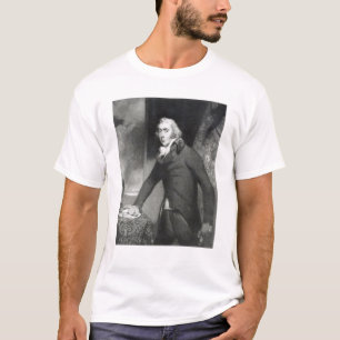 T-shirts Retrato do cinza de Charles, cinza do conde