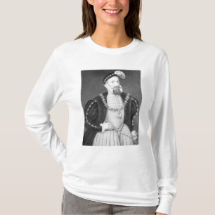 T-shirts Retrato do cinza de Henry