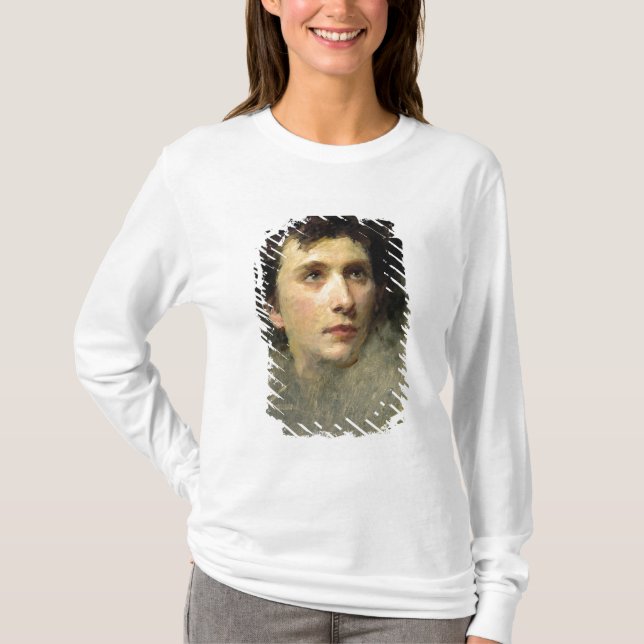 T-shirts Retrato do compositor Pyotr Ilyich (Frente)