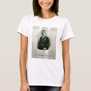 T-shirts Retrato do coronel Theodore Roosevelt (litho)
