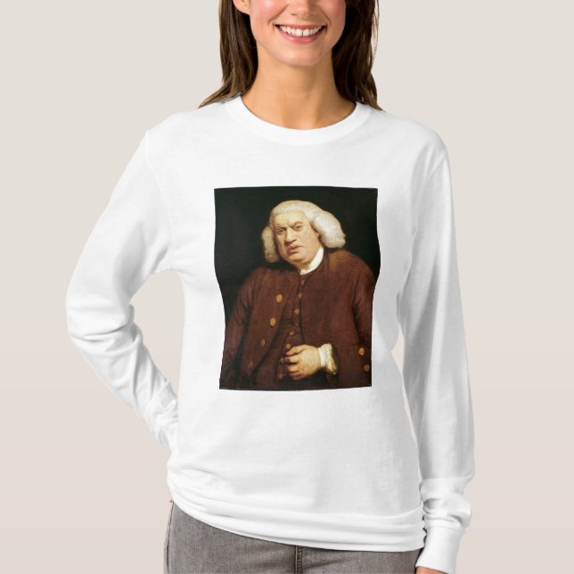 T-shirts Retrato do Dr. Samuel Johnson (Frente)